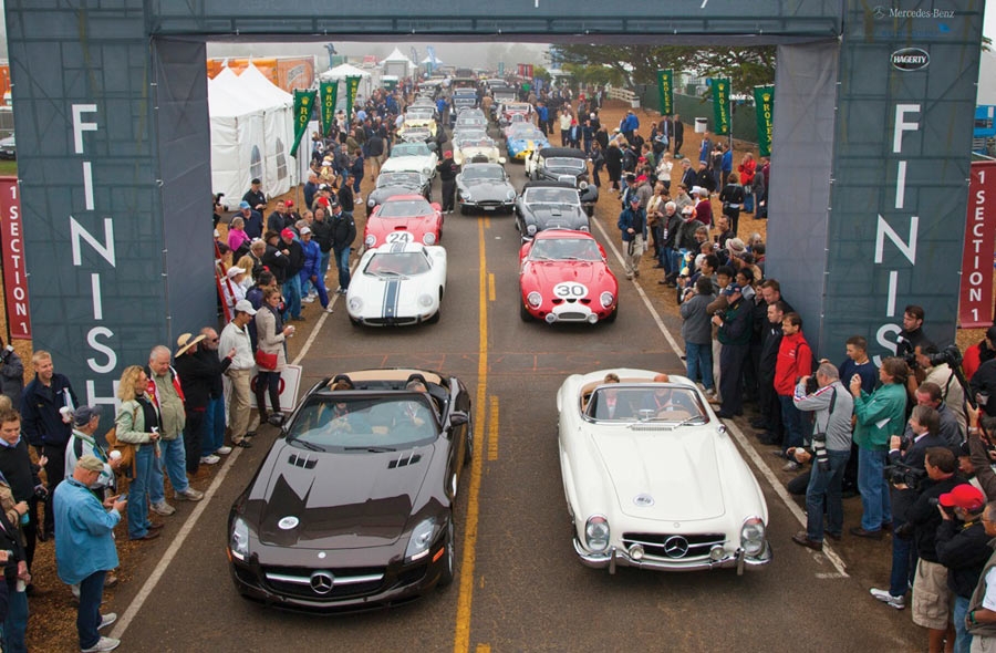 Photography by Stephan Cooper and Tom O'Neal (Rolex), Emmanuel Lupe; Kimball Studios/Courtesy of the Pebble Beach Concours D'Elegance