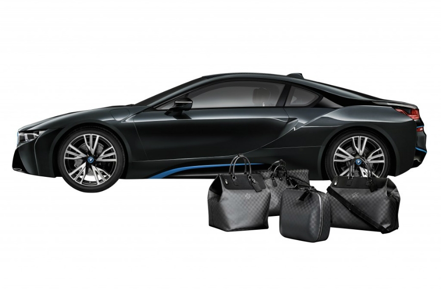 BMW i8 Electric Sports Car and Custom Set of Louis Vuitton Luggage -  SeaChange