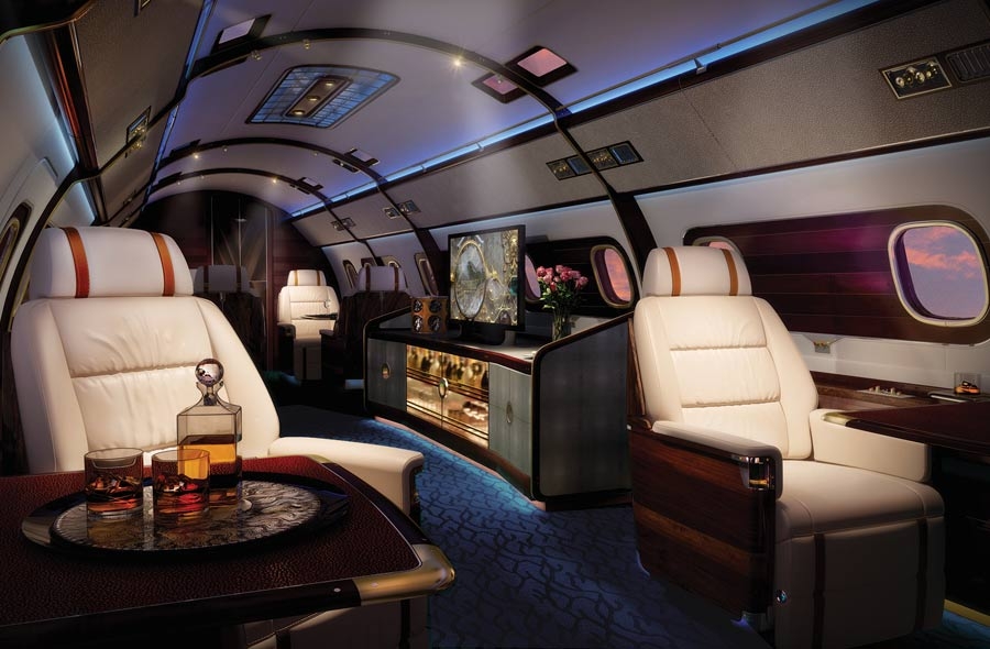 The interior of the Skyacht One Skyacht