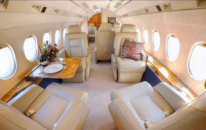 WF - add'l images -N918MV (Falcon 900) - interior