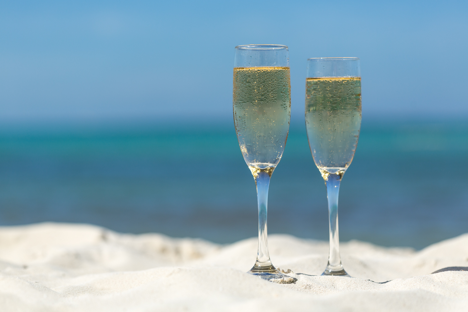 Champagne on the Beach