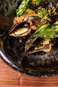 Triple Basil Mussels