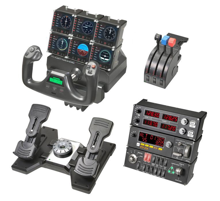 Logitech Saitek Pro Flight Ultimate Flight Sim Bundle