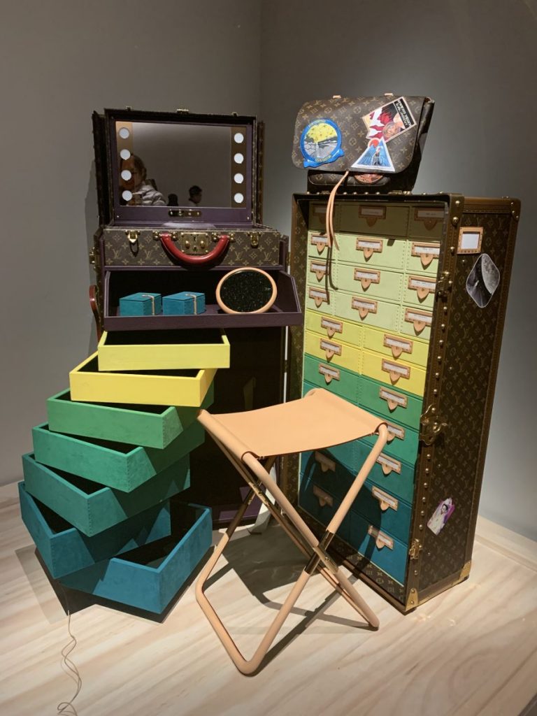 December 20, 2018 - Shanghai, Shanghai, China - The exhibition of LOUIS  VUITTON, curated by Olivier Saillard, is held at Shanghai Exhibition Center  in Shanghai, featuring classic design and items of Louis