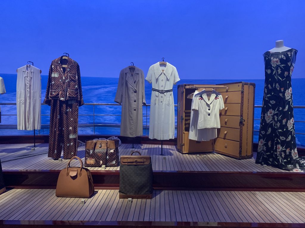 Visitors Look Exhibits Display Louis Vuitton Voyages Exhibition