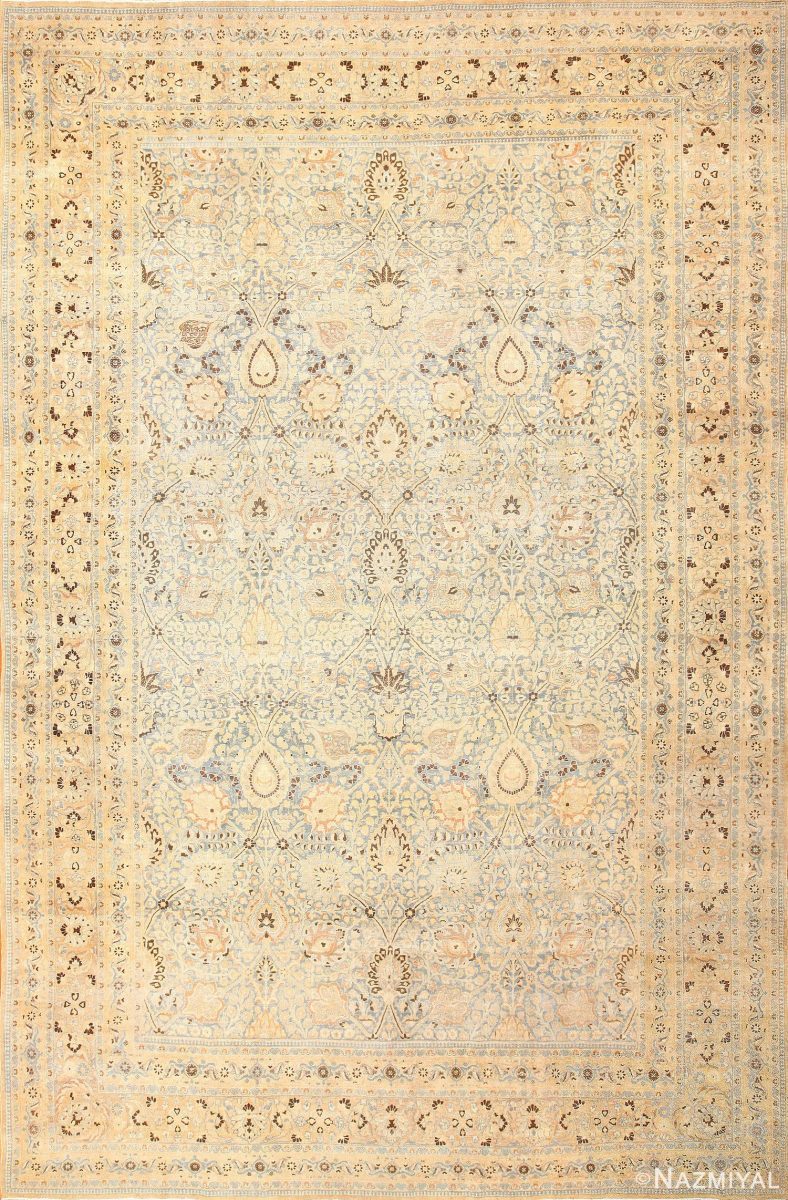 Antique Floral Persian Khorassan Rug