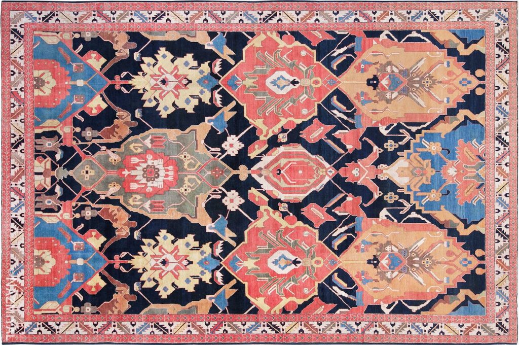 Antique Petag Persian Tabriz Rug