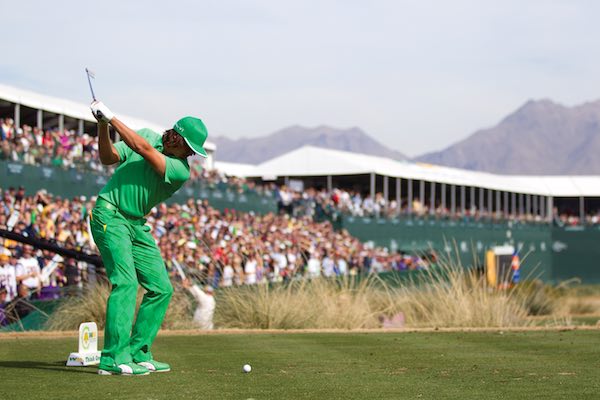 Rickie Fowler during the Waste Management Phoenix Open