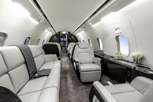 Bombardier Challenger 350 cabin