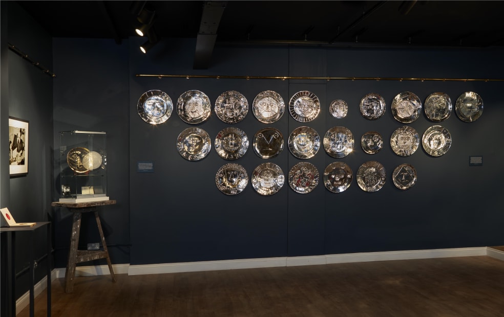 Picasso/Hugo: A Collection of 25 Silver Plates On Display in London