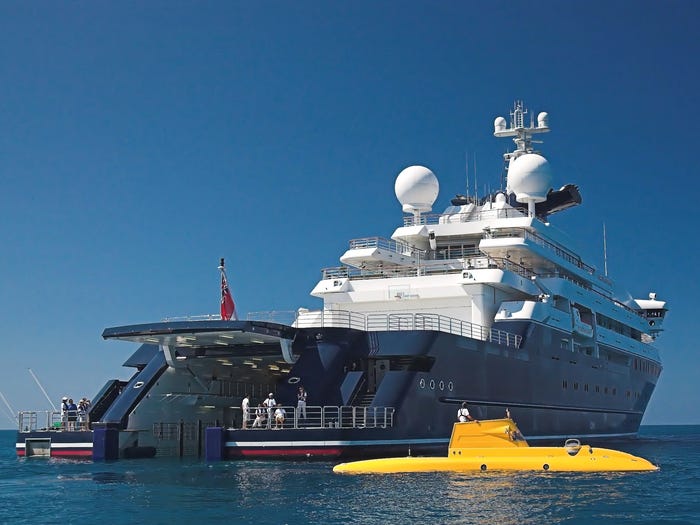 paul allen yacht submarine