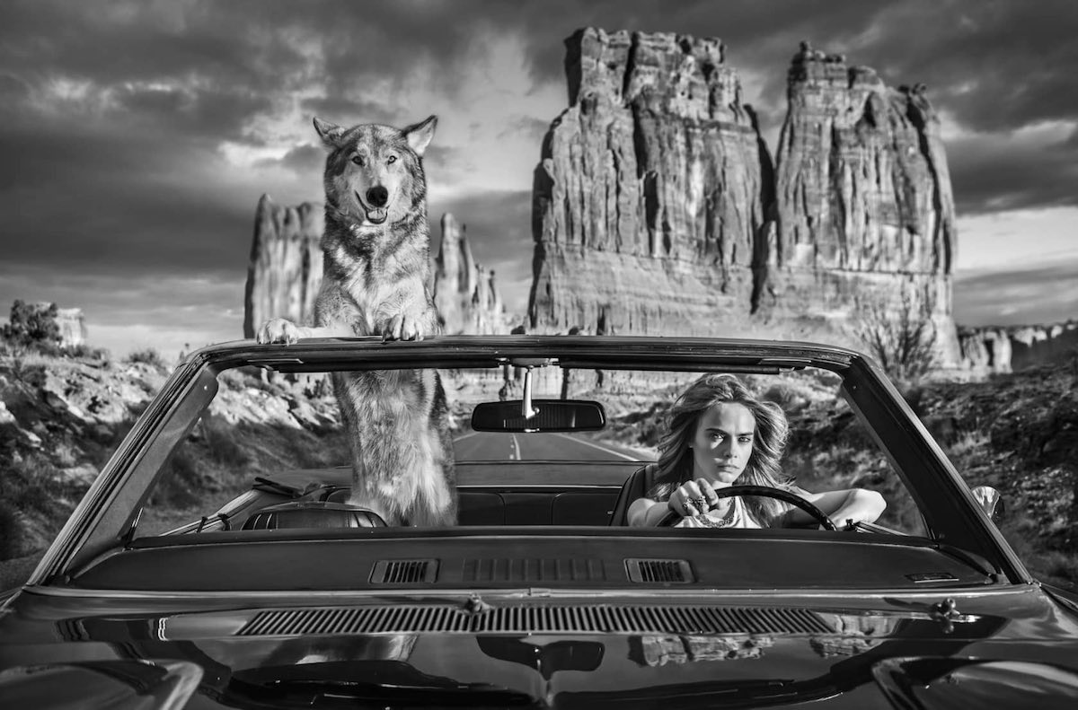 Drive: Cara Delevigne shot in Arches National Park, Utah - 2021