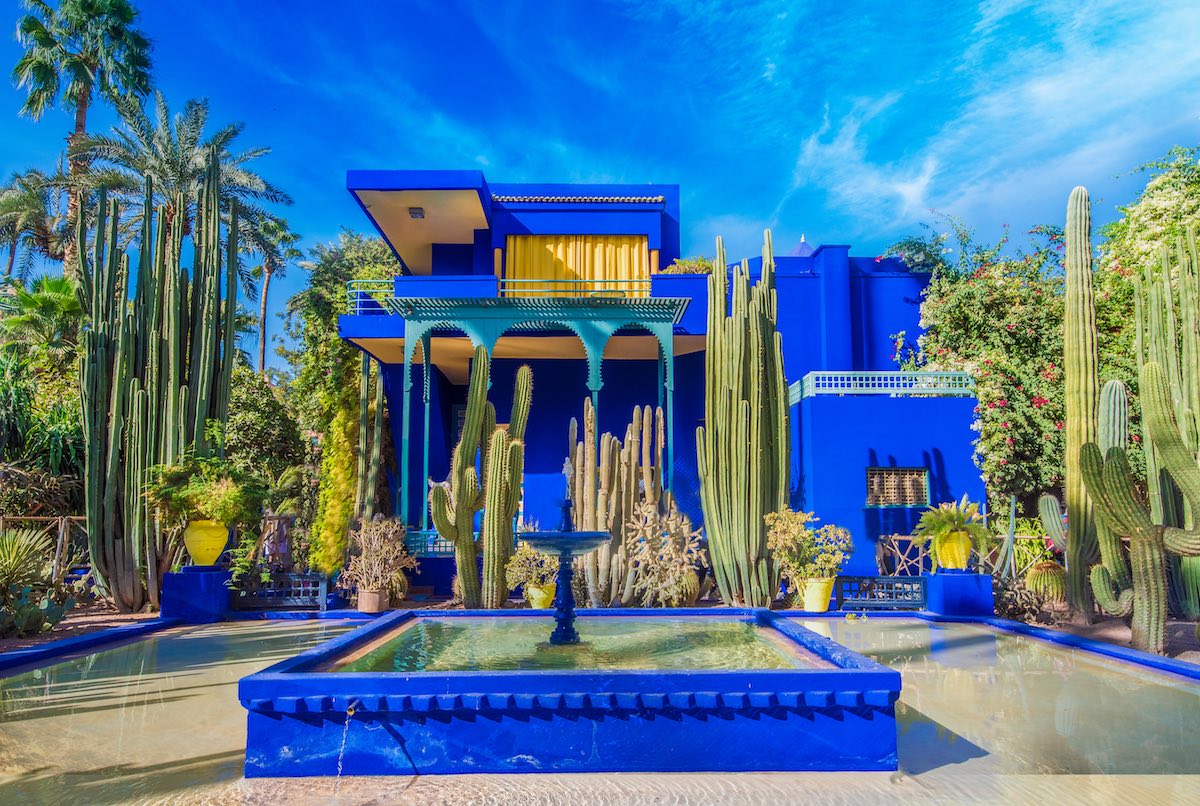 Yves Saint Laurent’s Moroccan Blue Villa