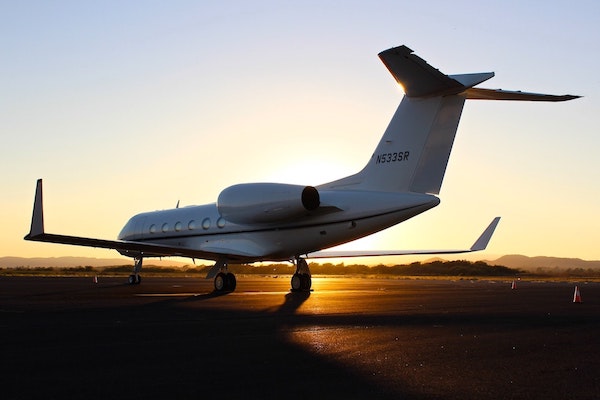 Billionaire lifestyle private plane