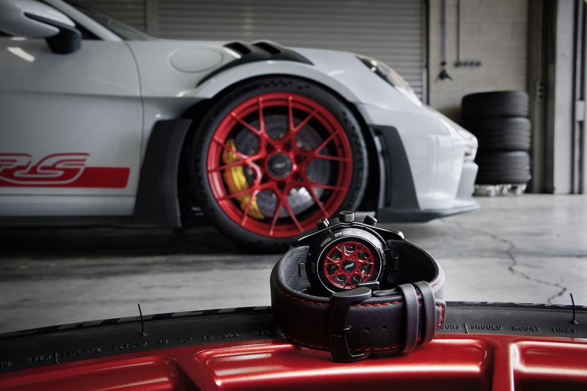 Porsche Design 911 GT3 RS Chronograph detail shot