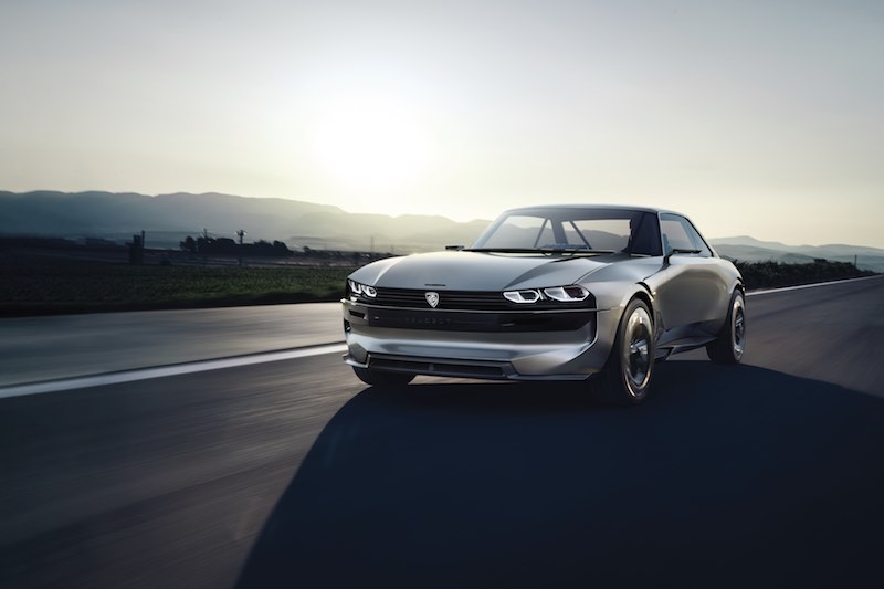 Cars of the Future - Peugeot e-Legend Concept Front