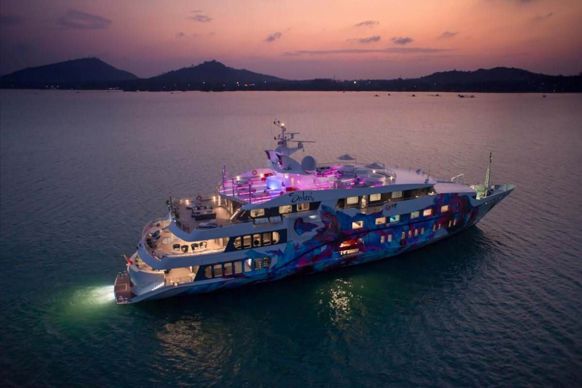 The Saluzi Story: An Art-Inspired Superyacht That Costs $500,000 a Week