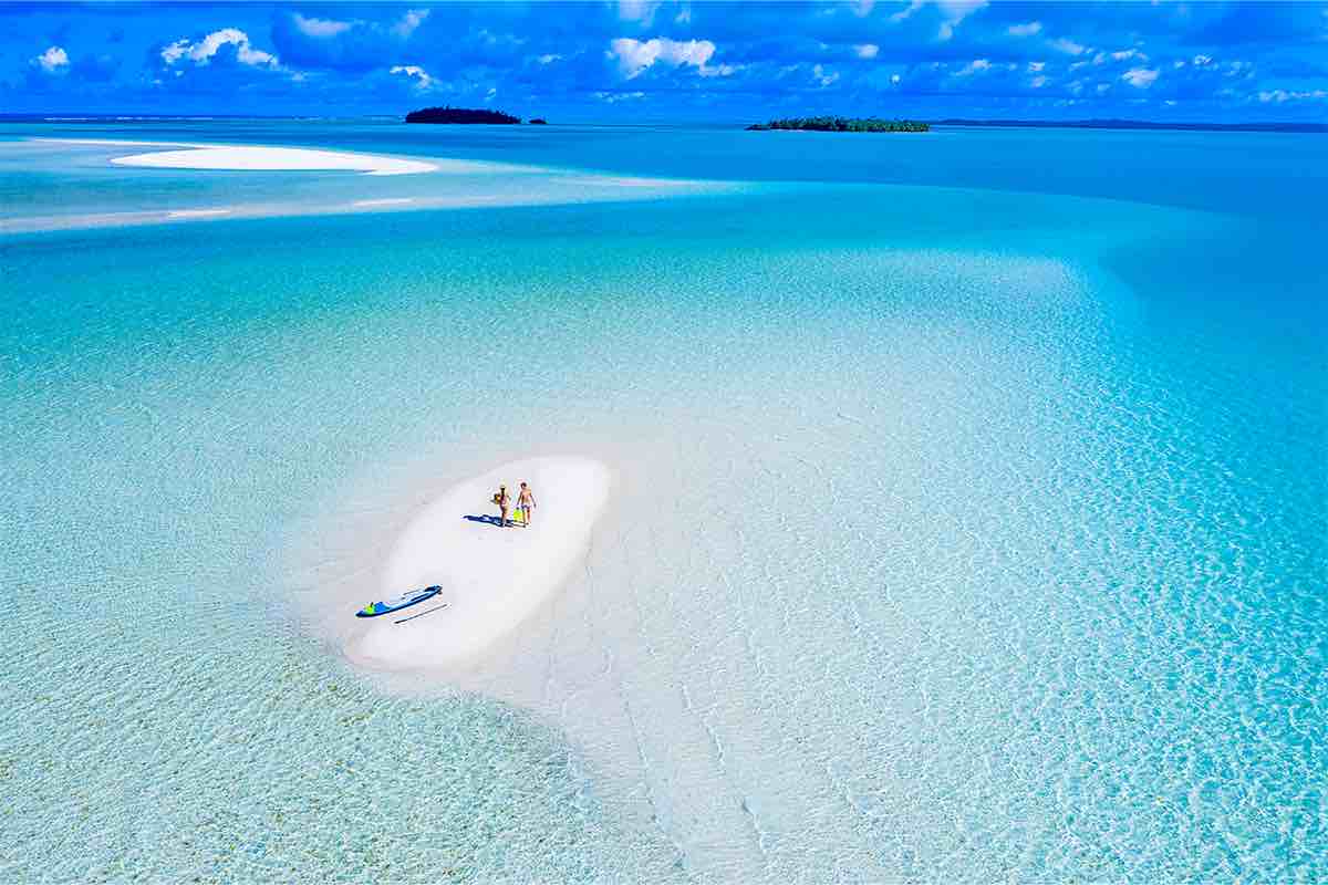 Aitutaki sandbank - Cook Island