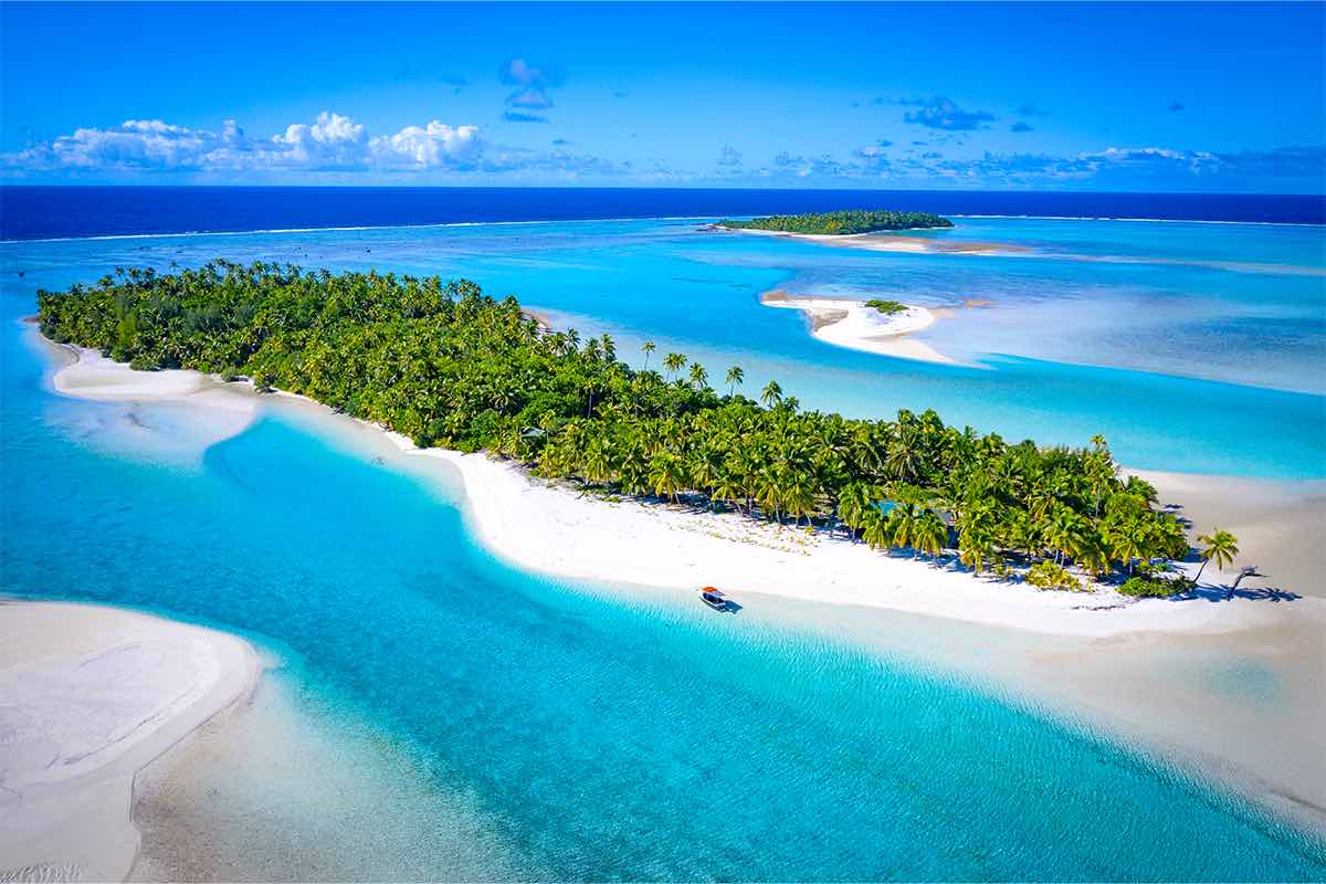 Aitutaki Onefoot Aerial - Cook Island