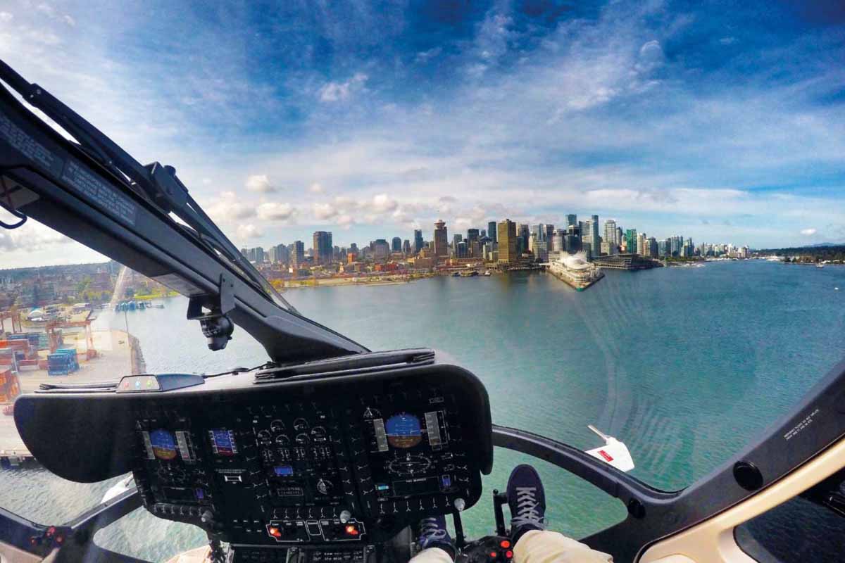 helicopter on yacht