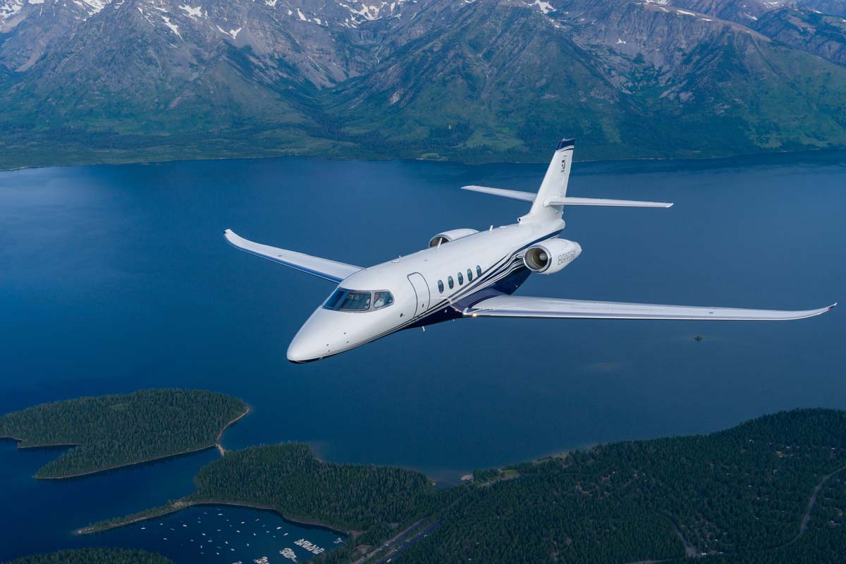 Citation Latitude A2A Via Textron Aviation