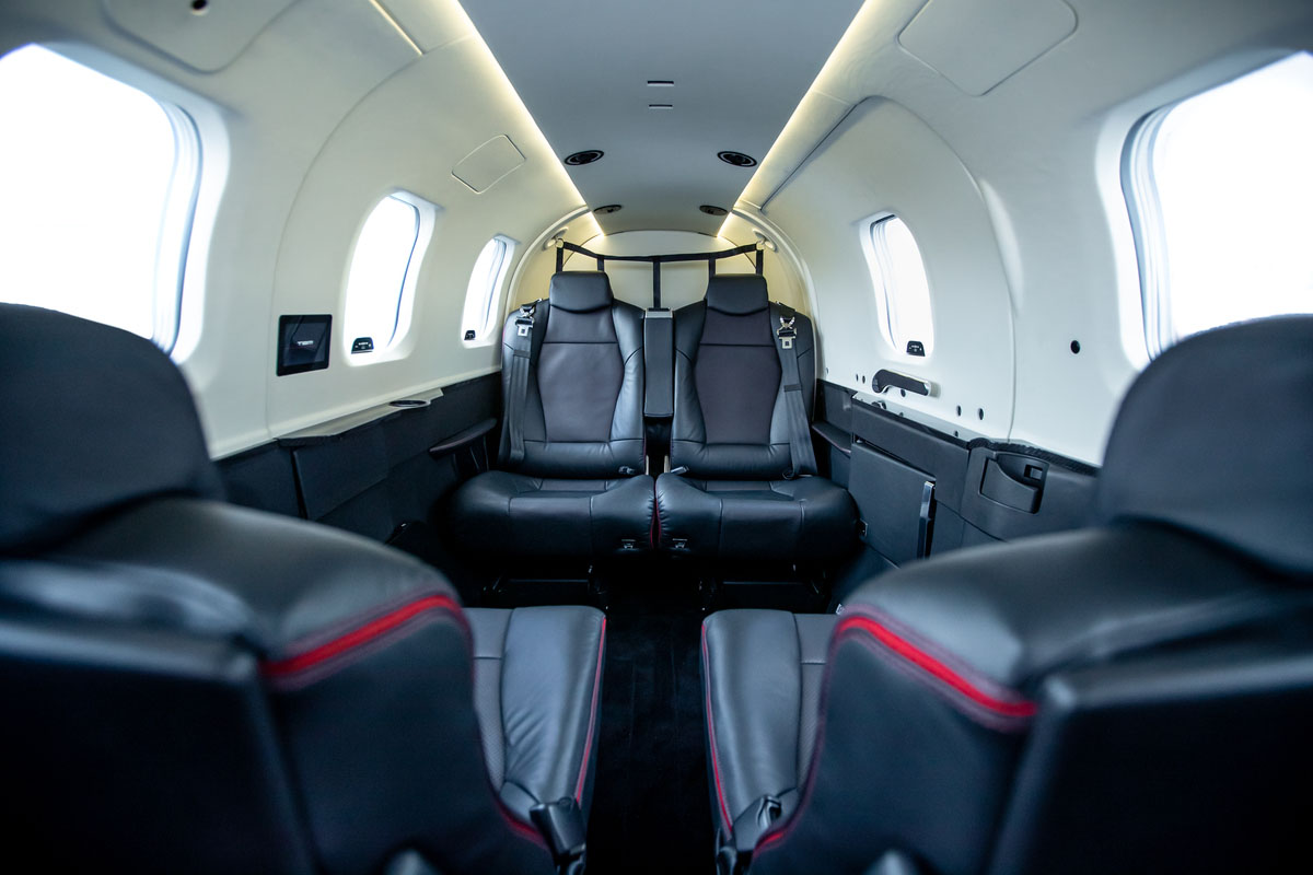 Seats in the TBM 960