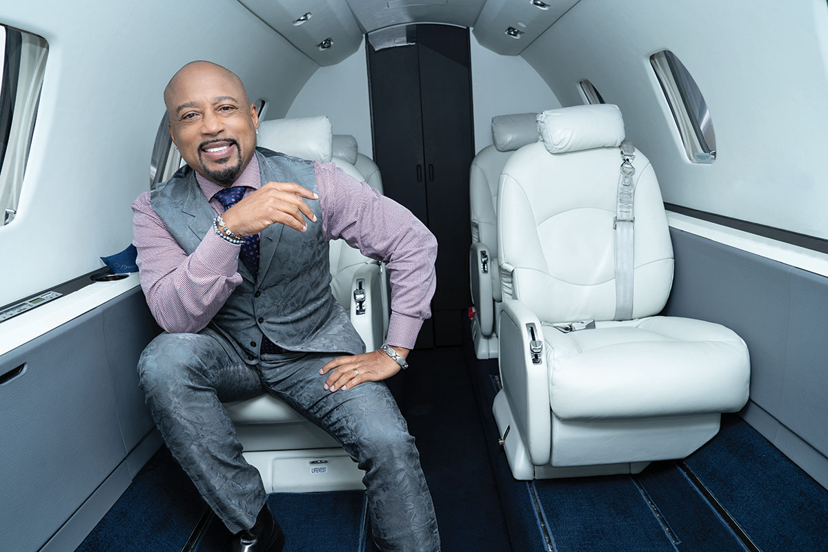 Daymond John aboard a 2002 CESSNA 560XL