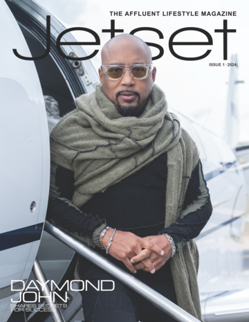 Daymond John graces the cover of Jetset Magazine's first issue of 2024. 