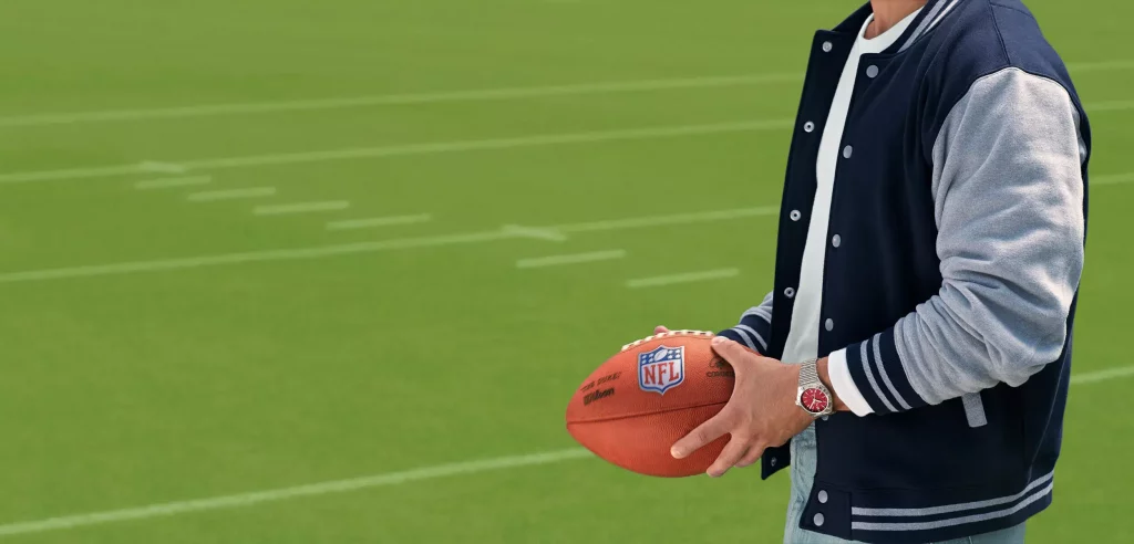 NFL Watches on the field