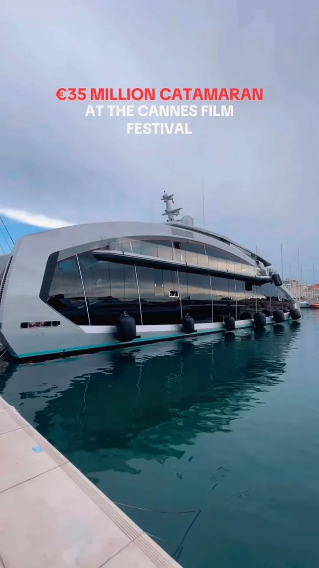 This beaufiful Catamaran with the price tag of €35 Million was showcased at the #CannesFilmFestival this past week. 

🎥 @prestigiousyachting

#JetsetMagazine #Yachting #YachtLife #Catamaran #CatamaranLife #YachtClub #LuxuryLiving #LuxuryLifestyle