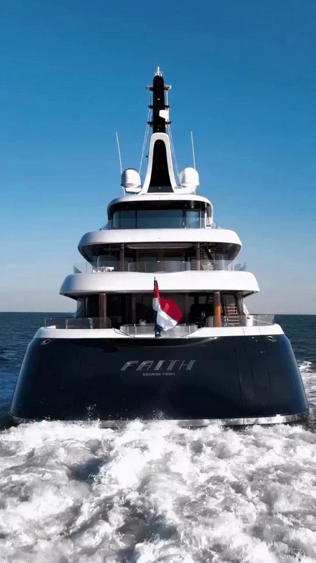 #Faith looks incredibly refined. 

If you had the keys to this 79.9m yacht, where would you go first?

Let us know in the comments! 

🎥 @boatinternational 

#JetsetMagazine #YachtClub #Yachting #LuxuryYatchs #LuxuryTravel #LuxuryLifestyle